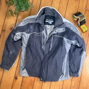 Men’s Columbia two in one ski/boarding jacket